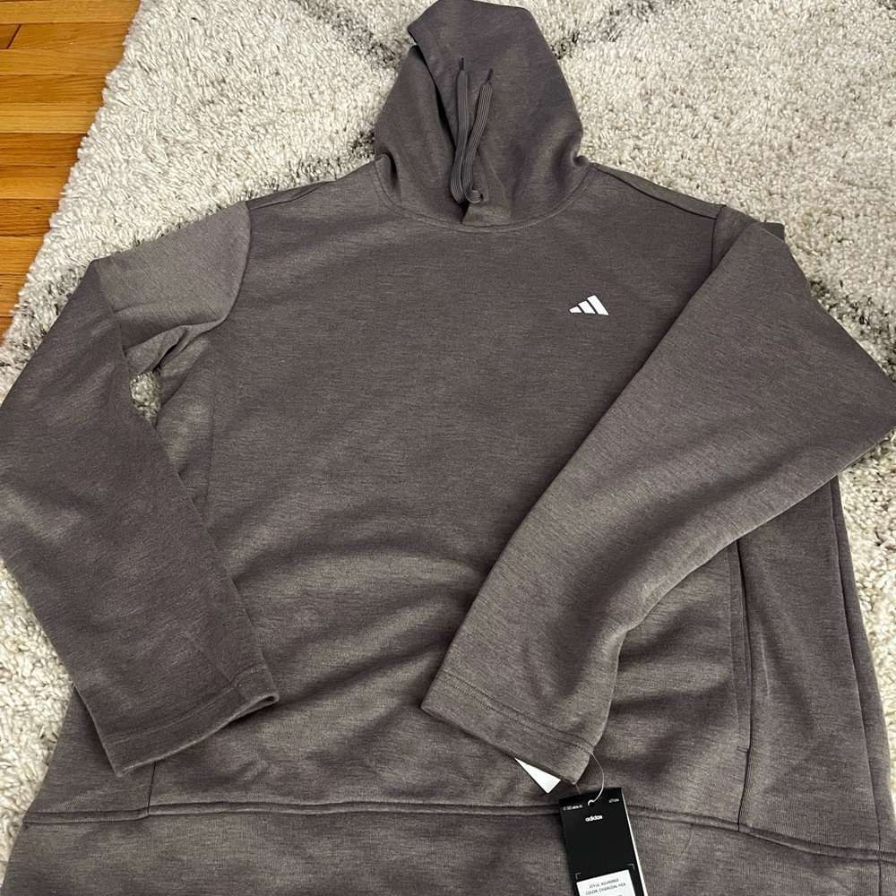 Adidas Charcoal Heather Hoodie
